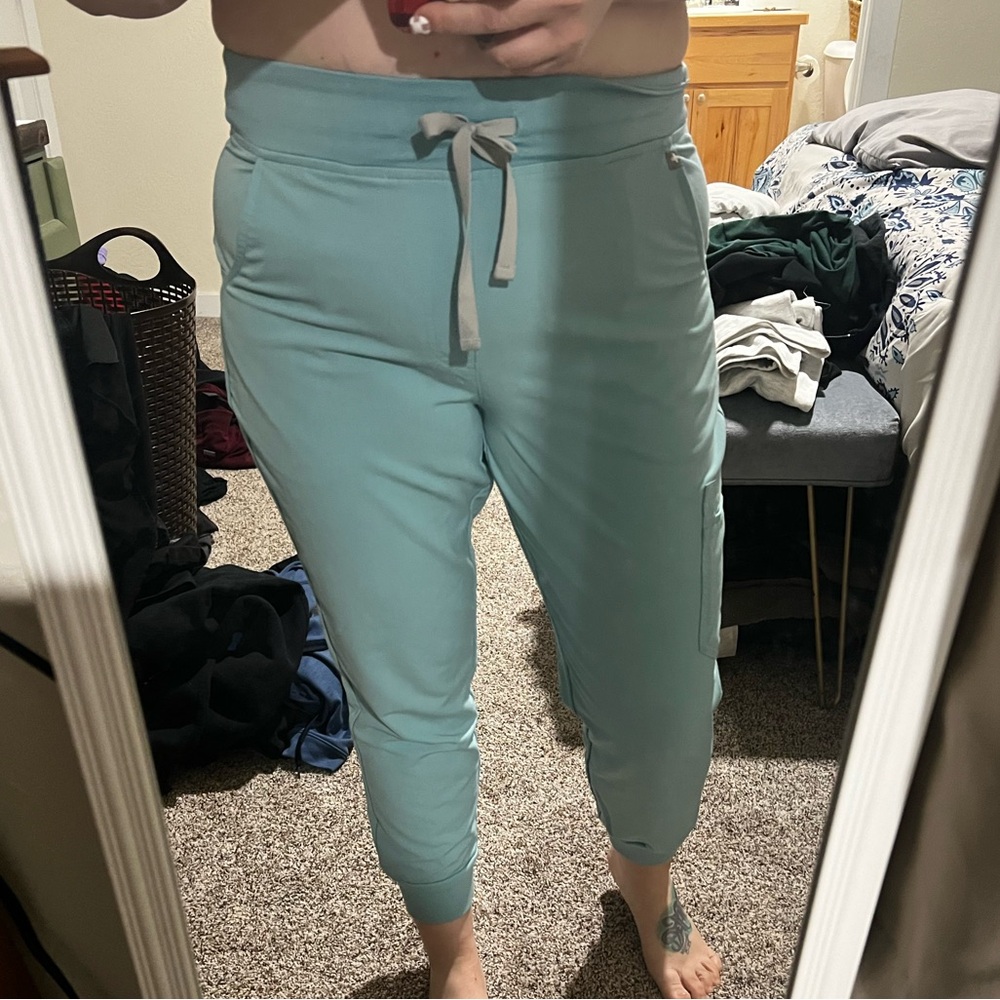 Figs Sky/Light Blue Technical Jogger
